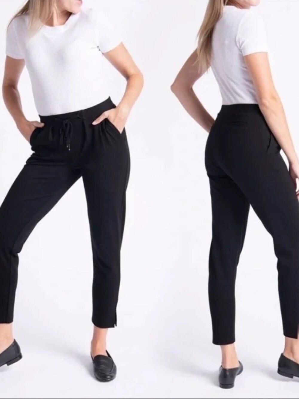 New Betabrand Black Skinny Soho Jogger Dress Pant Yoga Pants XLarge Long Tall